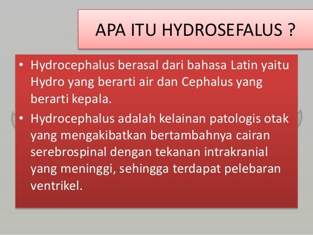 HYDROSEFALUS