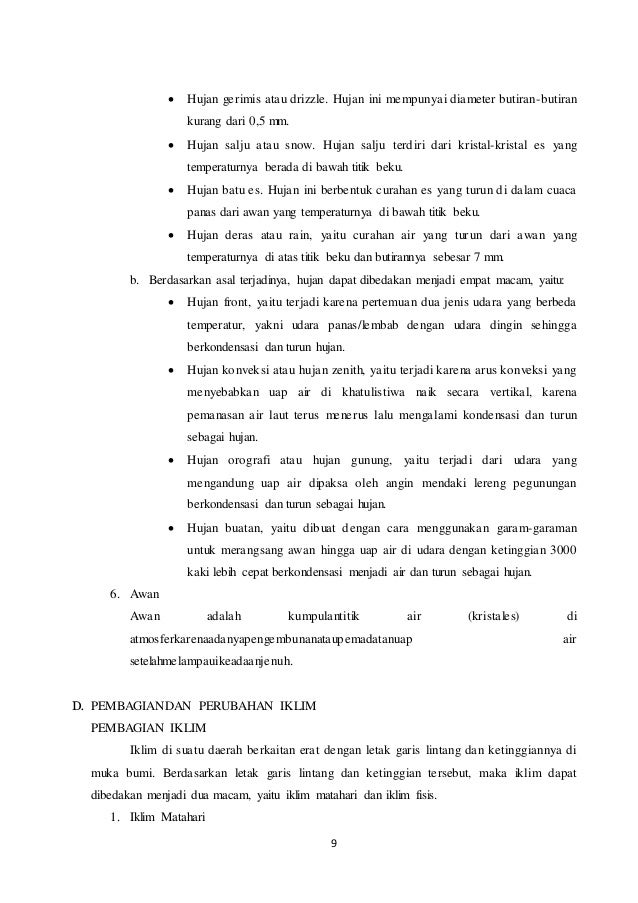 Sebutkan 7 Perbedaan Cuaca Dan Iklim / Sebutkan Faktor