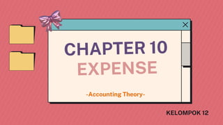 ACCOUTING THEORY
KELOMPOK 12
-Accounting Theory-
 