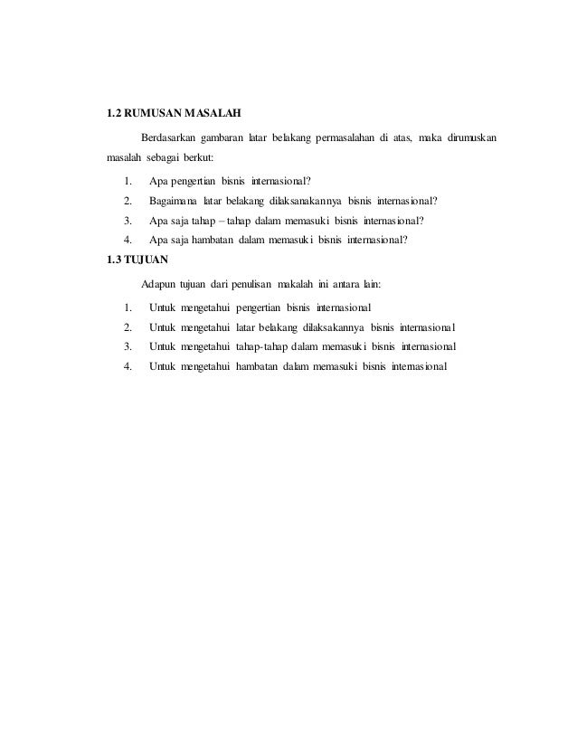 Bisnis Internasional