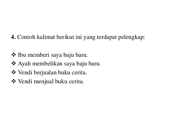 Bentuk Formal Sebuah Kalimat