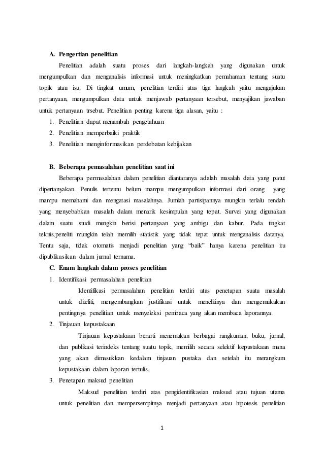 Metodologi Penelitian