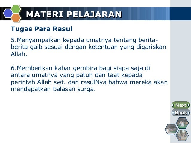 PAI Iman Kepada Rasul