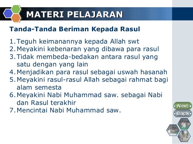 Pai Iman Kepada Rasul