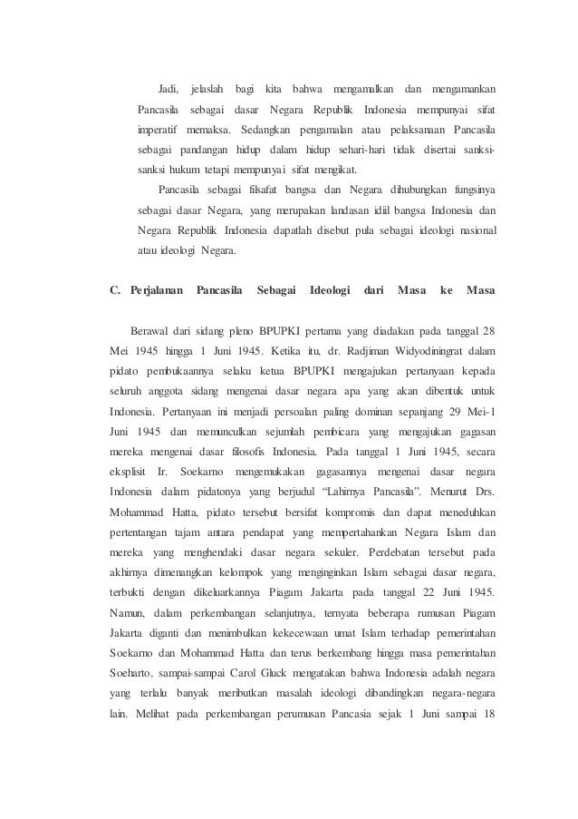 Pancasila Sebagai Ideologi Bangsa Dan Negara