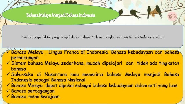 Sejarah bahasa indonesia