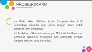 Power Point Processor x86 and arm | PPTX