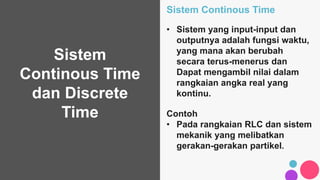 sifat sifat sistem | PPTX