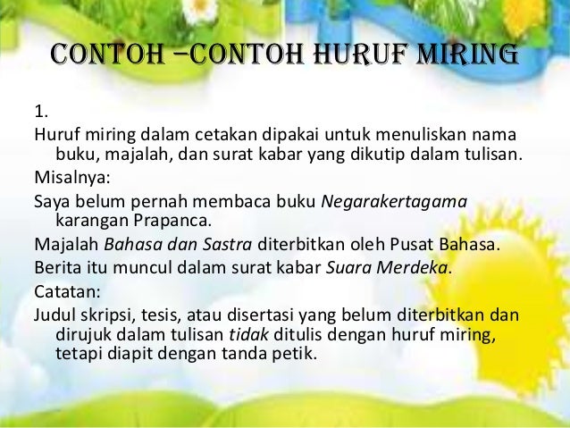 HURUF MIRING