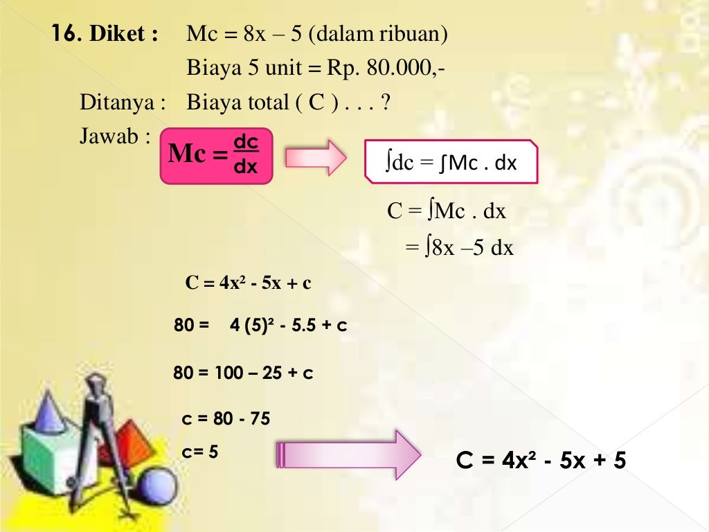 Soal dan Pembahasan INTEGRAL Soal dan Pembahasan INTEGRAL
