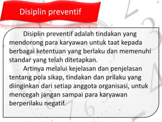 Disiplin preventif
 