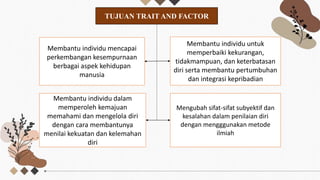 KELOMPOK 2-PPT BK KARIR- TEORI TRAIT AND FACTOR (2).pptx