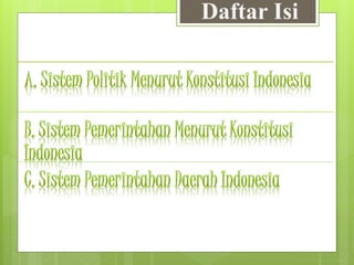 Daftar Isi 
 