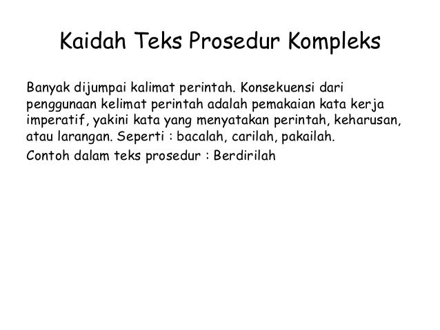 Kelompok 2 Donald Teks Prosedur Kelompok 2 Donald Teks Prosedur