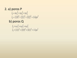 2. a) poros P
b) poros Q
 