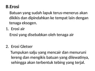 KELOMPOK 2 GEOLOGI DASAR, dasar-dasar geologi.pptx