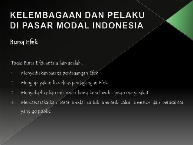 Perekonomian Indonesia Pasar Modal Softskill Perekonomian Indonesia Pasar Modal Softskill