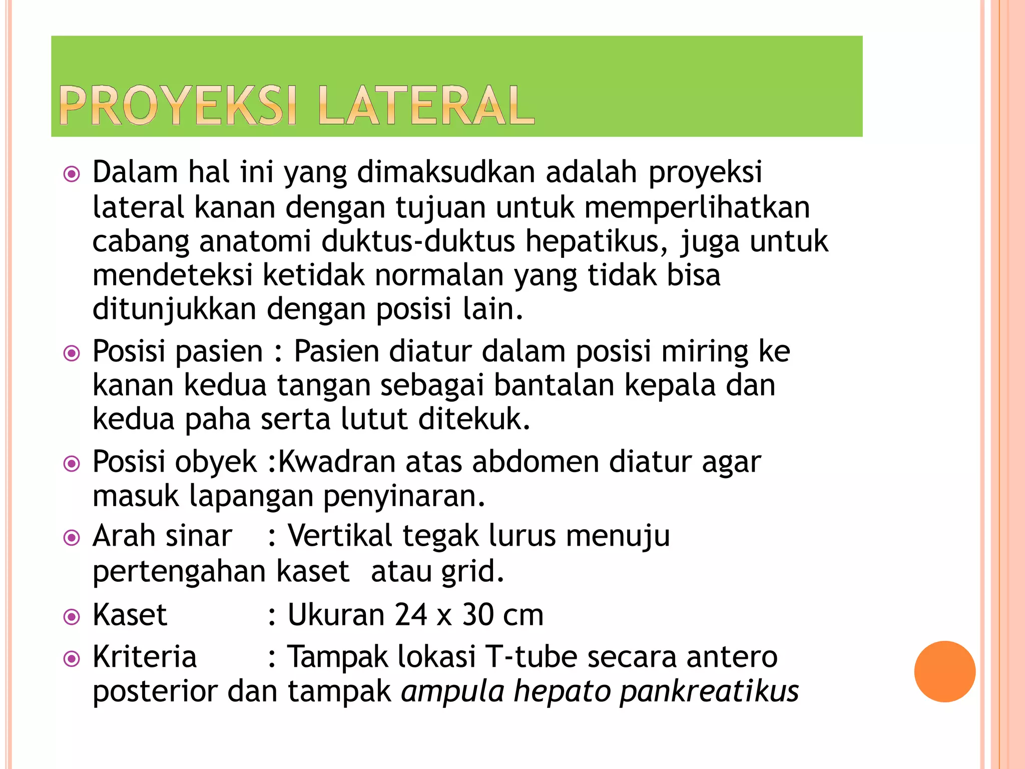 Teknik Radiografi 3 Sistem Biliari | PPTX