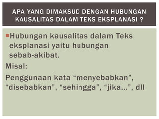 Teks Eksplanasi