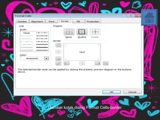 Gambar kotak dialog Format Cells-border 