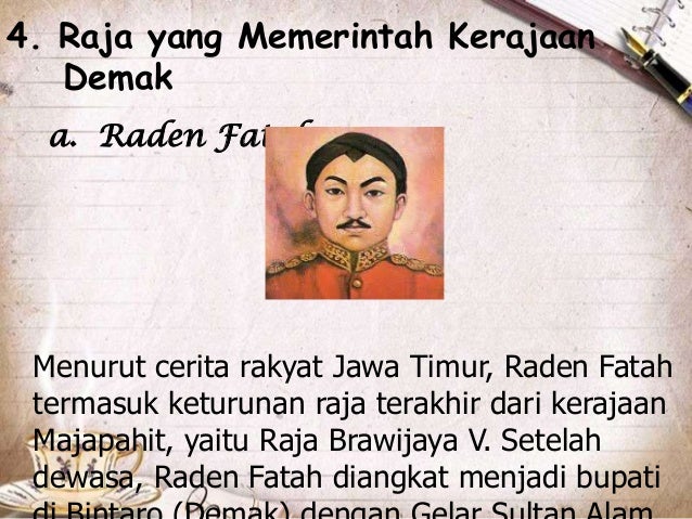 Kelompok 3. Kerajaan Demak (Sejarah kelas II SMA/MA 