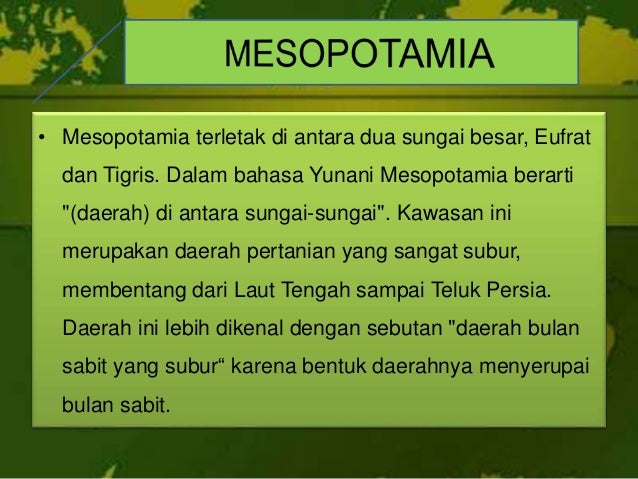 Mesopotamia Kelas X Man 7 Jakarta 