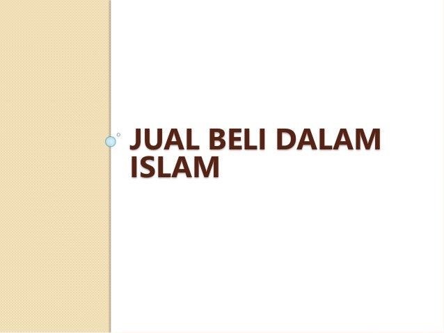 Jual beli forex dalam islam