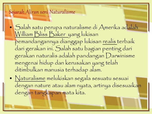 Kelompok 3 lukisan aliran naturalisme