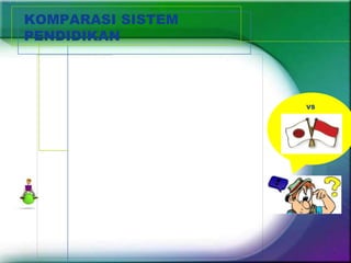 KOMPARASI SISTEM
PENDIDIKAN




                   VS
 