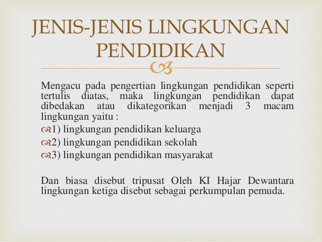 Lingkunga Pendidikan Ppt