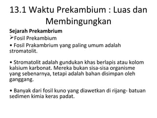 Prekambrium Sejarah Bumi | PPT