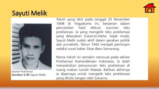 Tokoh Yang Mengetik Teks Proklamasi Belajar