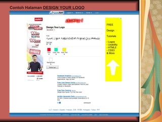 Contoh Halaman  DESIGN YOUR LOGO 