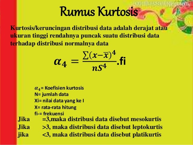 Dispersi Data Tidak Dikelompokkan