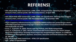 kelompok 4 mata kuliah web desain mengenai tentang html 4 | PPTX