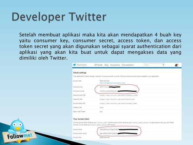 Tutorial Contoh Penggunaan API Twitter | PPT