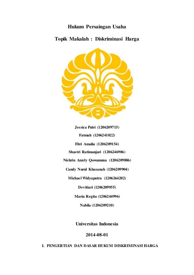 Kelompok4 Diskriminasi Harga