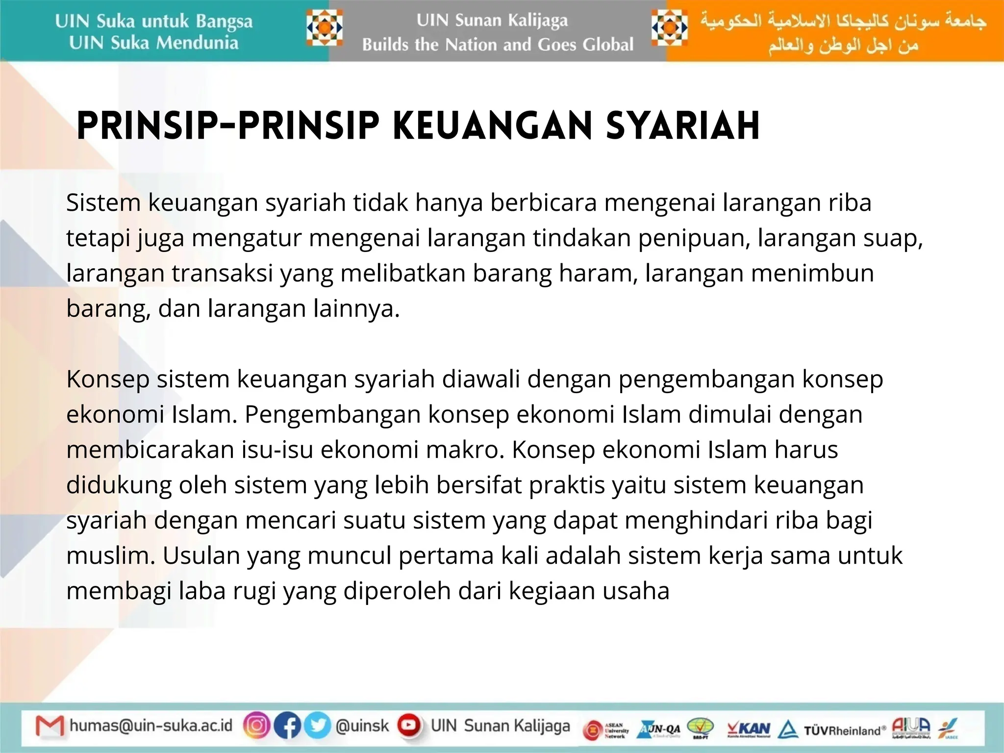 Instrumen Keuangan Syariah Instrumen Keuangan Syariah Adalah Produk