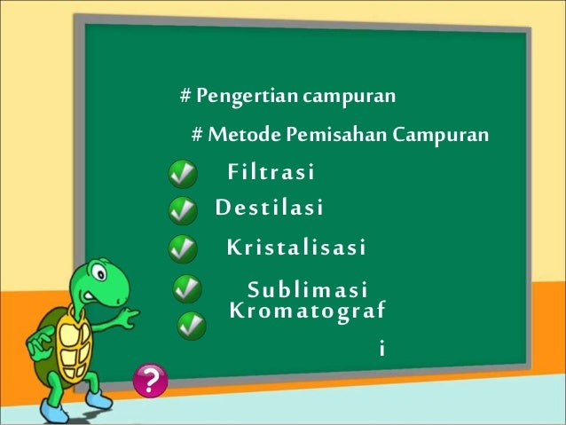 Metode Pemisahan Kimia