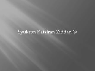 Syukron Katsiran Ziddan 
 
