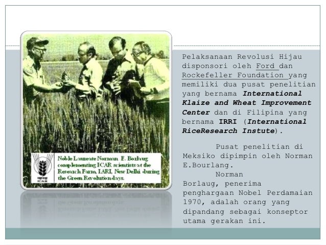 Revolusi Hijau Orde Baru Revolusi Hijau Orde Baru