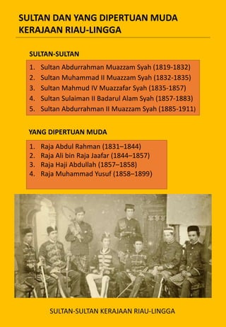 Sejarah Indonesia-Kerajaan Riau Lingga | PPTX