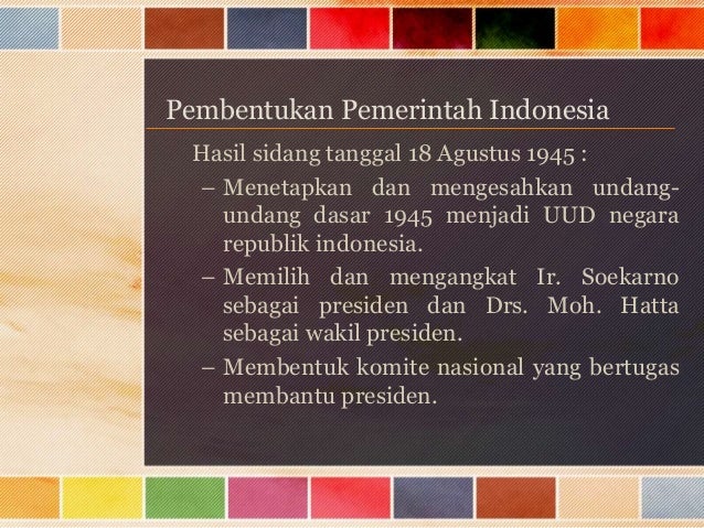 sejarah sebagai peristiwa penting Peristiwa penting sekitar Proklamasi sejarah sebagai peristiwa penting Peristiwa penting sekitar Proklamasi