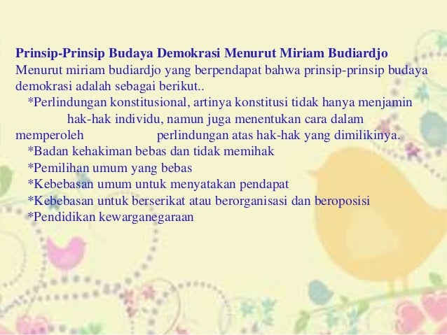 Pengertian Budaya Demokrasi