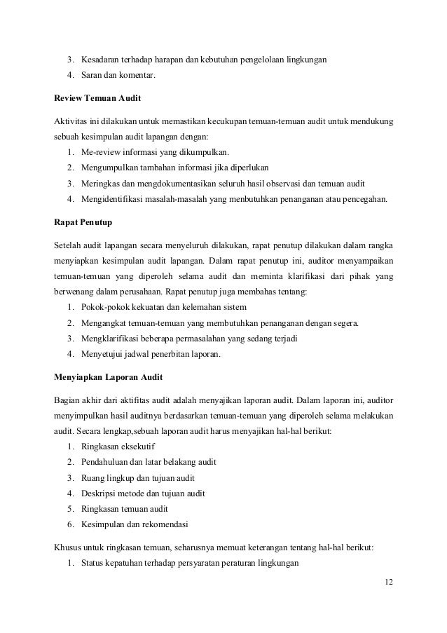 Audit Lingkungan