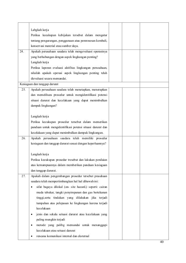 Audit Lingkungan