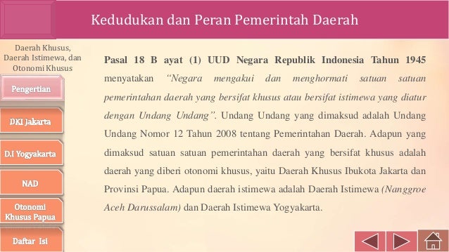 Harmonisasi Pemerintah Pusat  dan Daerah 