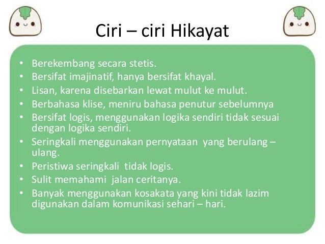 Bahasa Indonesia Hikayat Bahasa Indonesia Hikayat