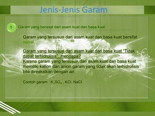 hidrolisis ( kelompok kimia ) | PPTX