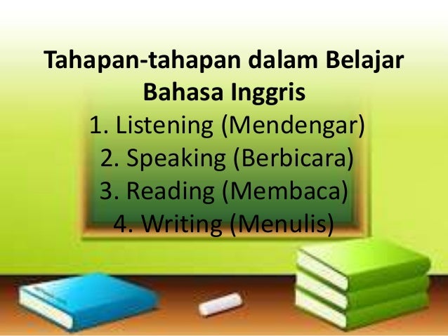 Belajar Bahasa Inggris Anak Usia Dini - Cara Mengajarku